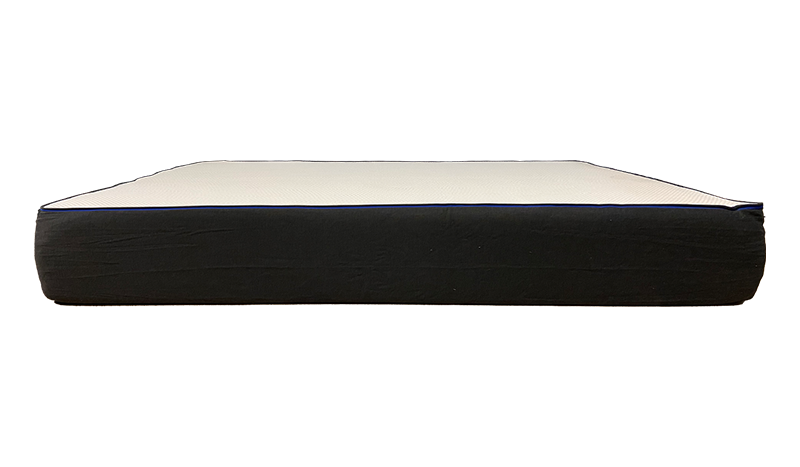 Image of the Nectar mattress from the side against a white background