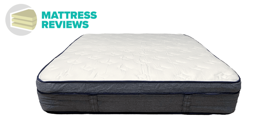 The Endy Hybrid mattress seen from the front