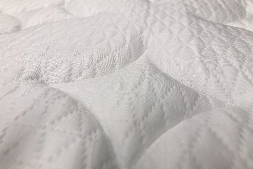 Close up image of the GhostBed Luxe mattress cover.