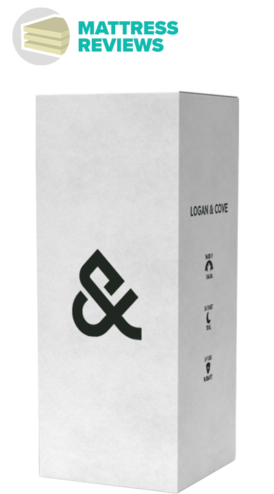Image of the Logan & Cove mattress box.
