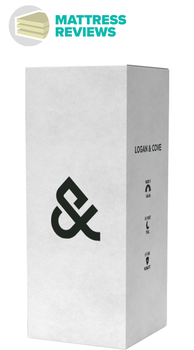 Image of the Logan & Cove mattress box.